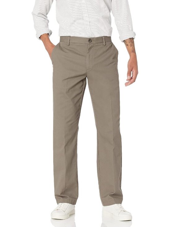 Other - Men's Classic-Fit Wrinkle-Resistant Flat-Front Stretch Chino Pant
